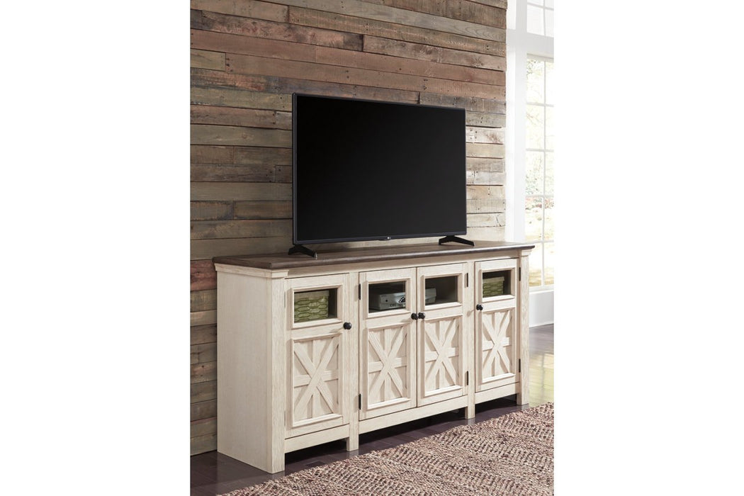 [SPECIAL] Bolanburg Two-tone 74" TV Stand - W647-60 - Lara Furniture