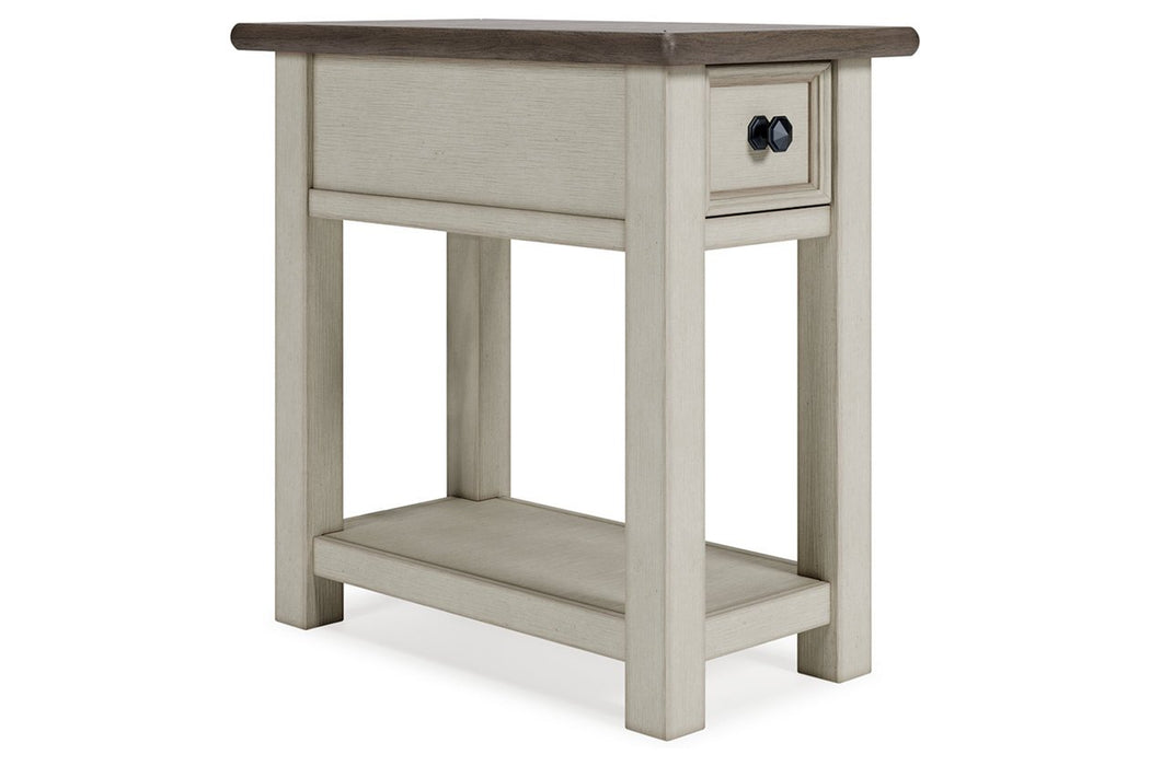 [SPECIAL] Bolanburg Two-tone Chairside End Table - T637-107 - Lara Furniture