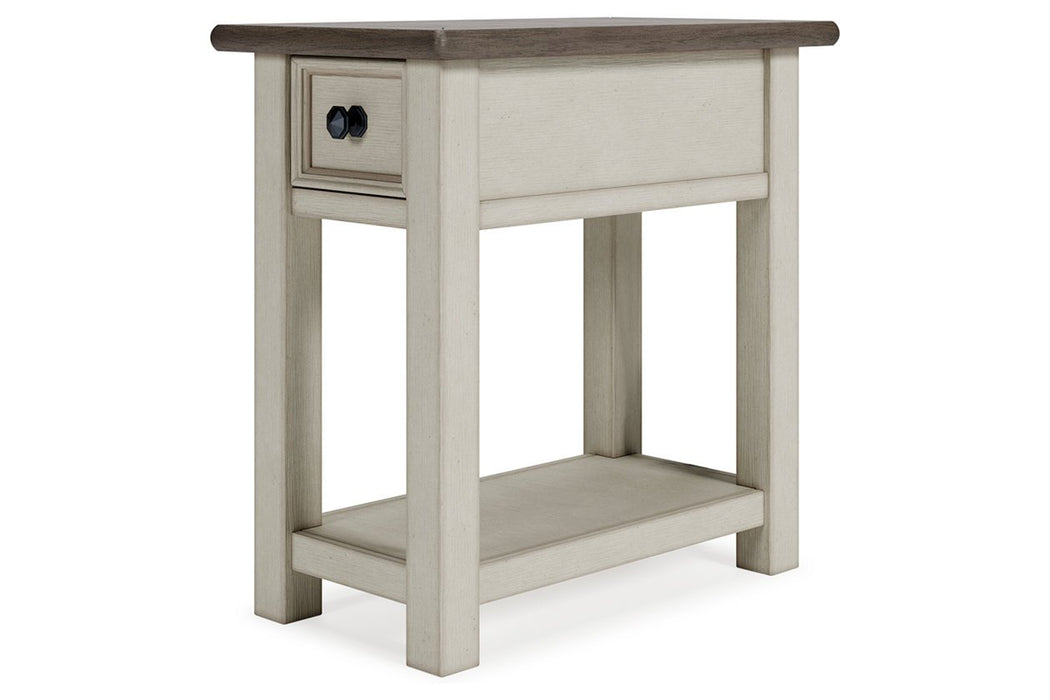 [SPECIAL] Bolanburg Two-tone Chairside End Table - T637-107 - Lara Furniture