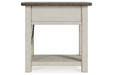 [SPECIAL] Bolanburg Two-tone Chairside End Table - T637-107 - Lara Furniture