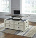 [SPECIAL] Bolanburg Two-tone Coffee Table with Lift Top - T637-20 - Lara Furniture