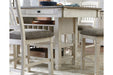 [SPECIAL] Bolanburg Two-tone Counter Height Dining Table - D647-32 - Lara Furniture