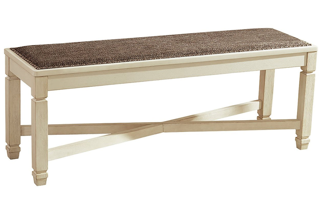 [SPECIAL] Bolanburg Two-tone Dining Bench - D647-00 - Lara Furniture