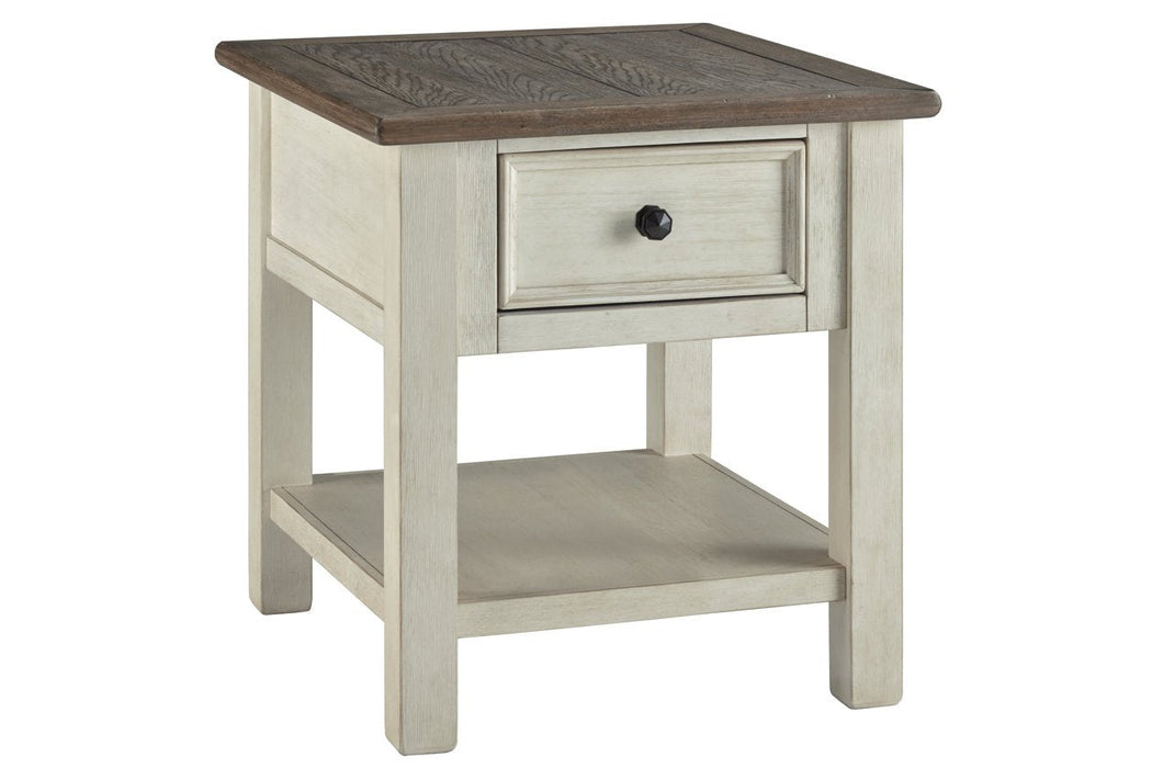 [SPECIAL] Bolanburg Two-tone End Table - T637-3 - Lara Furniture