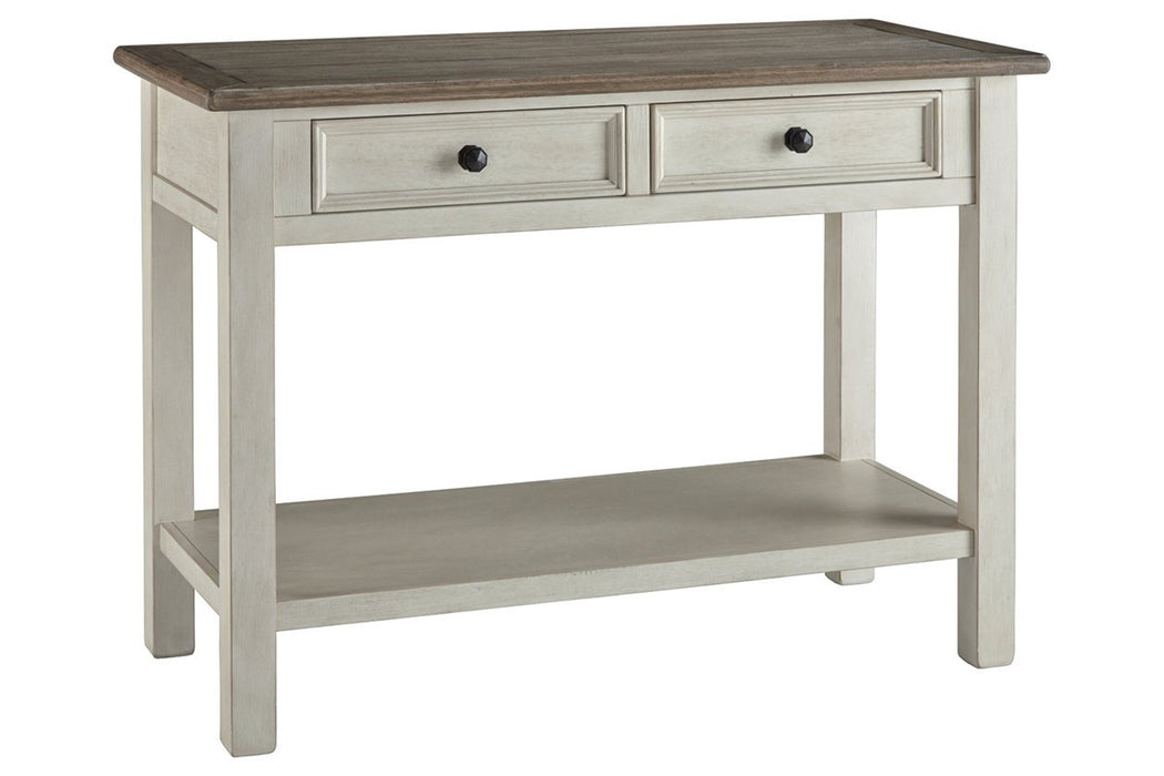 [SPECIAL] Bolanburg Two-tone Sofa/Console Table - T637-4 - Lara Furniture