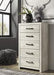 [SPECIAL] Cambeck Whitewash Chest of Drawers - B192-46 - Lara Furniture