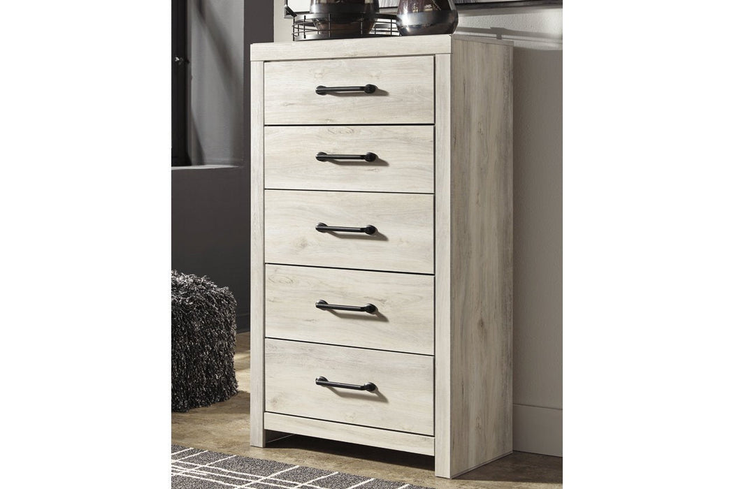 [SPECIAL] Cambeck Whitewash Chest of Drawers - B192-46 - Lara Furniture