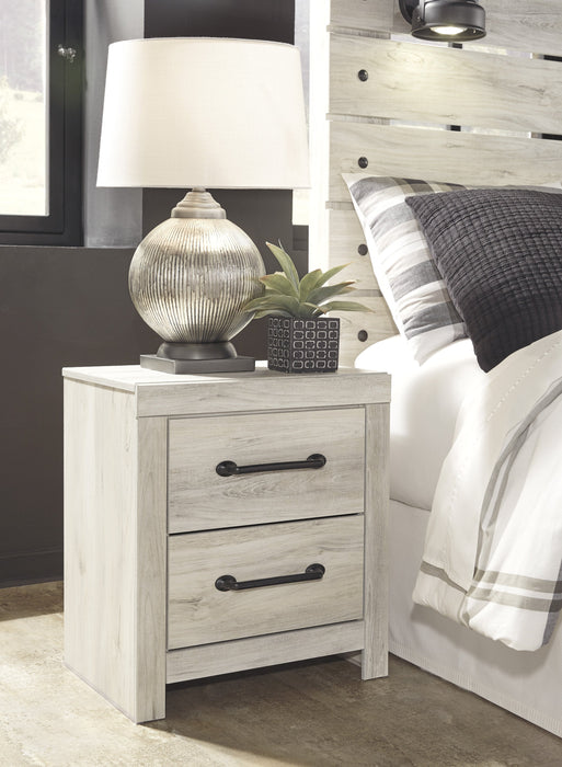 [SPECIAL] Cambeck Whitewash Full Footboard Storage Bedroom Set - Lara Furniture