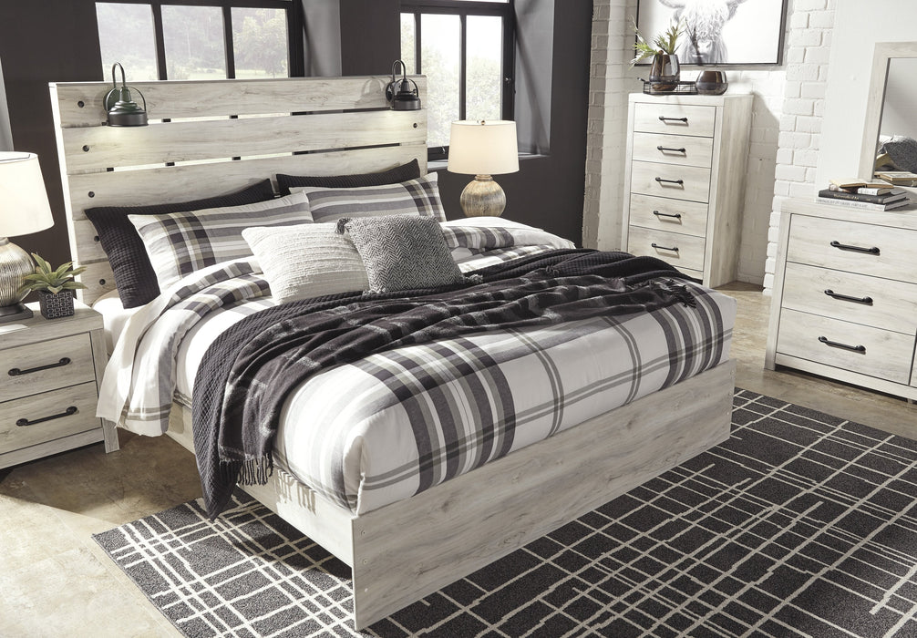 [SPECIAL] Cambeck Whitewash Panel Bedroom Set - Lara Furniture