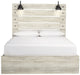 [SPECIAL] Cambeck Whitewash Queen Panel Bed - Lara Furniture