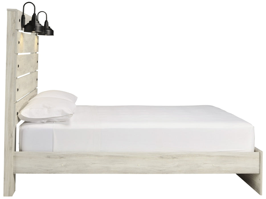 [SPECIAL] Cambeck Whitewash Queen Panel Bed - Lara Furniture