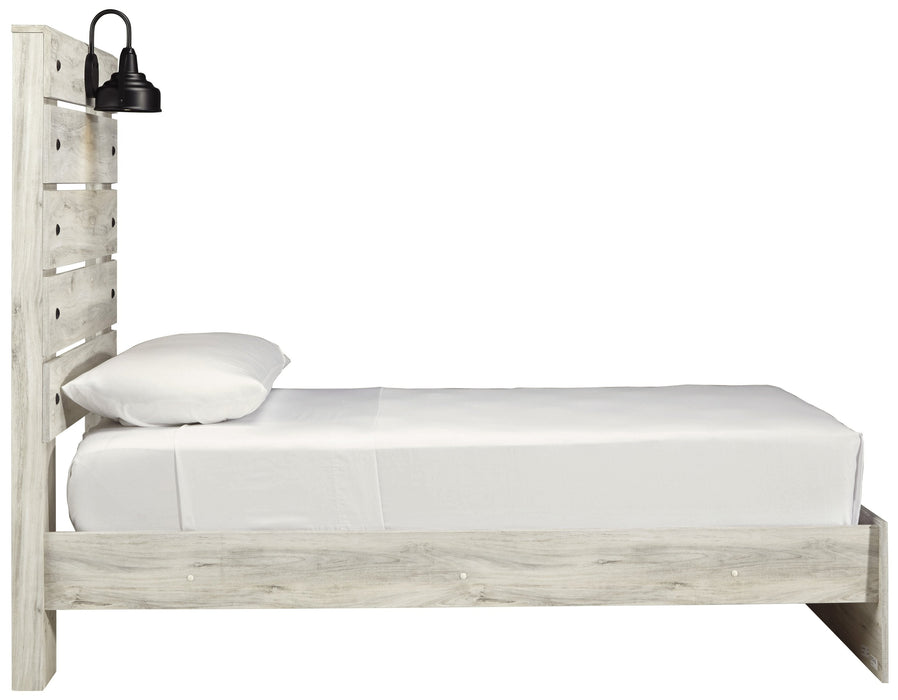 [SPECIAL] Cambeck Whitewash Twin Panel Bed - Lara Furniture