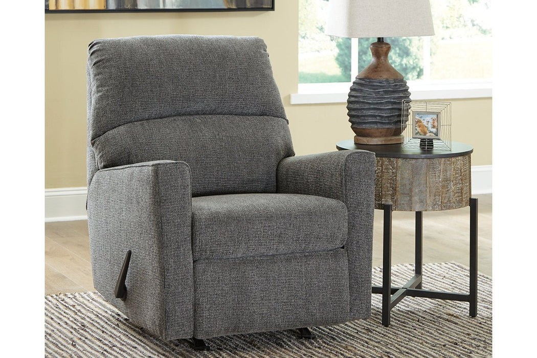 [SPECIAL] Dalhart Charcoal Recliner - 8570325 - Lara Furniture