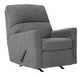 [SPECIAL] Dalhart Charcoal Recliner - 8570325 - Lara Furniture