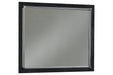 [SPECIAL] Kaydell Black Bedroom Mirror - B1420-36 - Lara Furniture