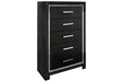 [SPECIAL] Kaydell Black Chest of Drawers - B1420-46 - Lara Furniture