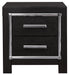 [SPECIAL] Kaydell Black LED Footboard Storage Platform Bedroom Set - Lara Furniture