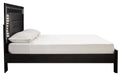 [SPECIAL] Kaydell Black LED King Storage Panel Bed - Lara Furniture