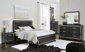 [SPECIAL] Kaydell Black LED Platform Bedroom Set - Lara Furniture