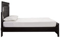 [SPECIAL] Kaydell Black LED Queen Platform Bed - Lara Furniture