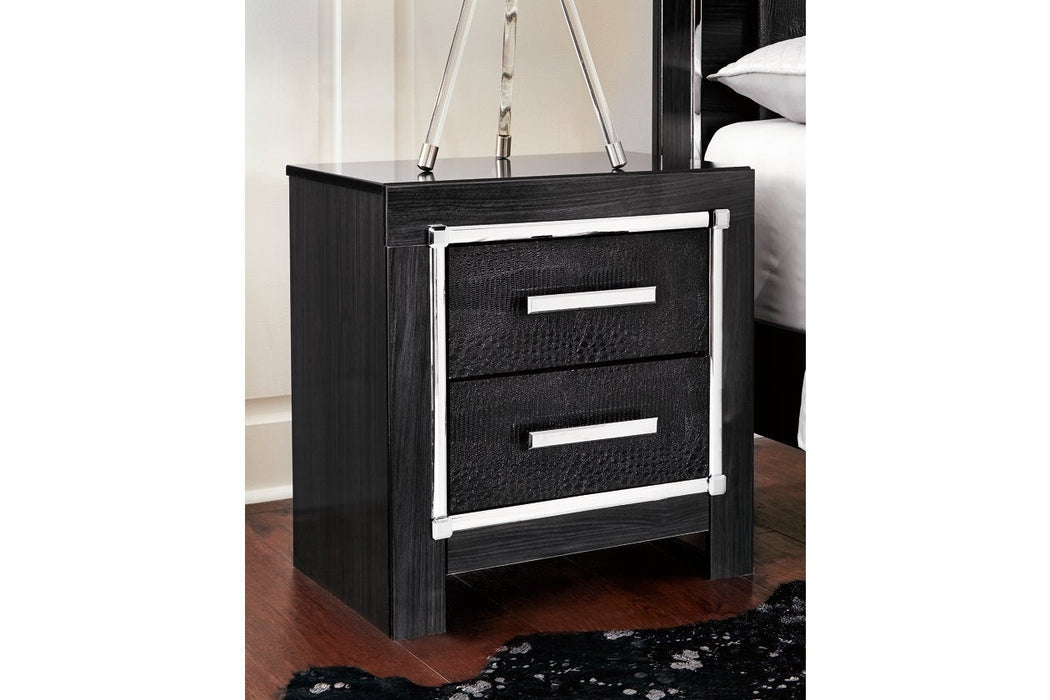 [SPECIAL] Kaydell Black Nightstand - B1420-92 - Lara Furniture