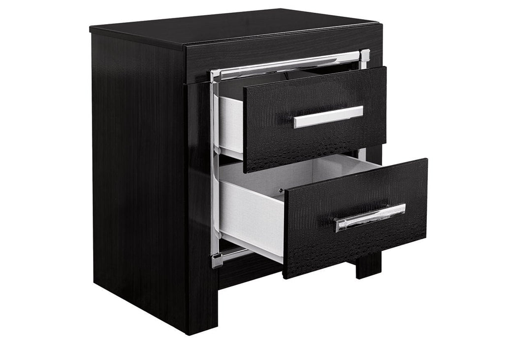 [SPECIAL] Kaydell Black Nightstand - B1420-92 - Lara Furniture