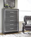 [SPECIAL] Lodanna Gray Chest of Drawers - B214-46 - Lara Furniture