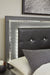 [SPECIAL] Lodanna Gray LED Panel Bedroom Set - Lara Furniture