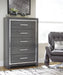 [SPECIAL] Lodanna Gray LED Panel Bedroom Set - Lara Furniture