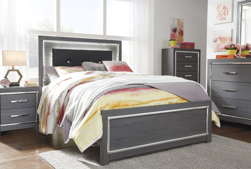 [SPECIAL] Lodanna Gray Youth LED Panel Bedroom Set - Lara Furniture