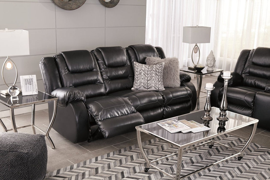 [SPECIAL] Vacherie Black Reclining Sofa - 7930888 - Lara Furniture