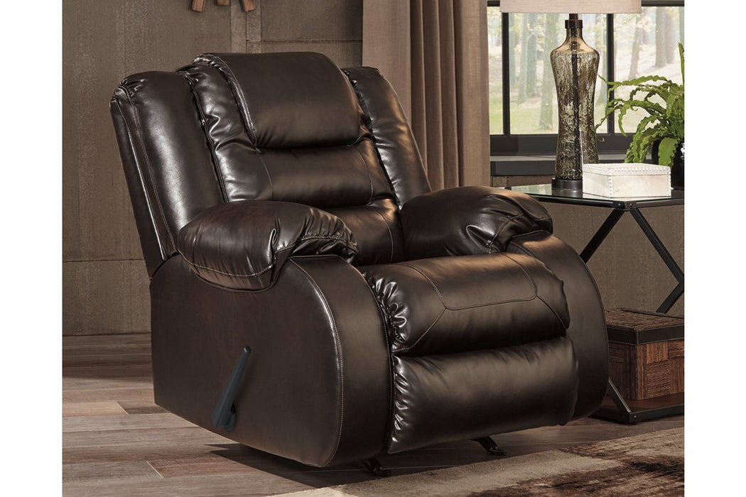 [SPECIAL] Vacherie Chocolate Recliner - 7930725 - Lara Furniture