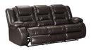 [SPECIAL] Vacherie Chocolate Reclining Living Room Set - Lara Furniture