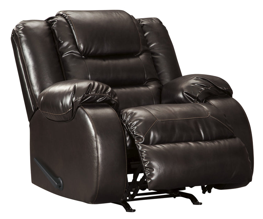 [SPECIAL] Vacherie Chocolate Reclining Living Room Set - Lara Furniture