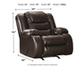 [SPECIAL] Vacherie Chocolate Reclining Living Room Set - Lara Furniture