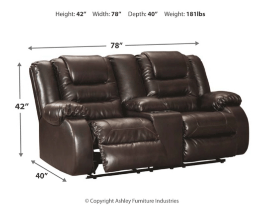 [SPECIAL] Vacherie Chocolate Reclining Living Room Set - Lara Furniture