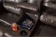 [SPECIAL] Vacherie Chocolate Reclining Loveseat with Console - 7930794 - Lara Furniture