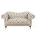 St. Claire Beige Loveseat - 8469-2 - Lara Furniture