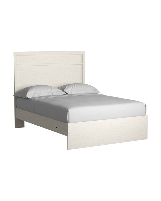 Stelsie White Full Panel Bed - Lara Furniture