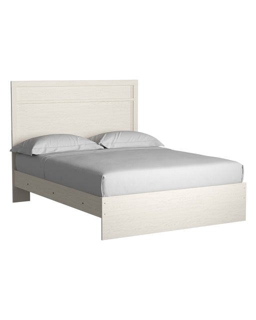 Stelsie White  Queen Panel Bed - Lara Furniture