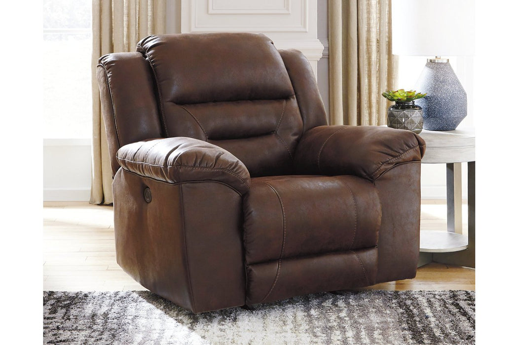 Stoneland Chocolate Power Recliner - 3990498 - Lara Furniture