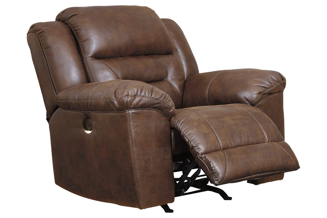 Stoneland Chocolate Power Recliner - 3990498 - Lara Furniture