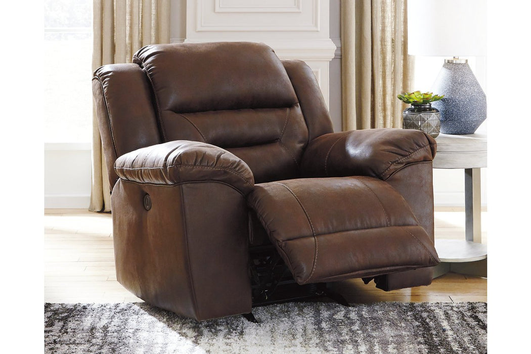 Stoneland Chocolate Power Recliner - 3990498 - Lara Furniture