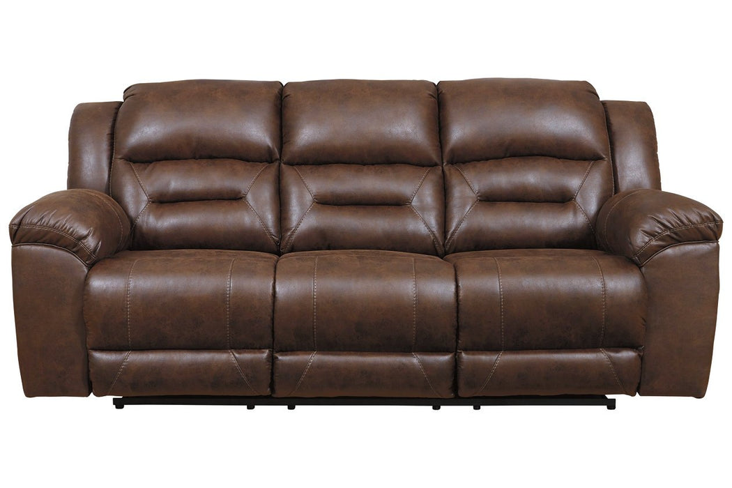 Stoneland Chocolate Power Reclining Sofa - 3990487 - Lara Furniture