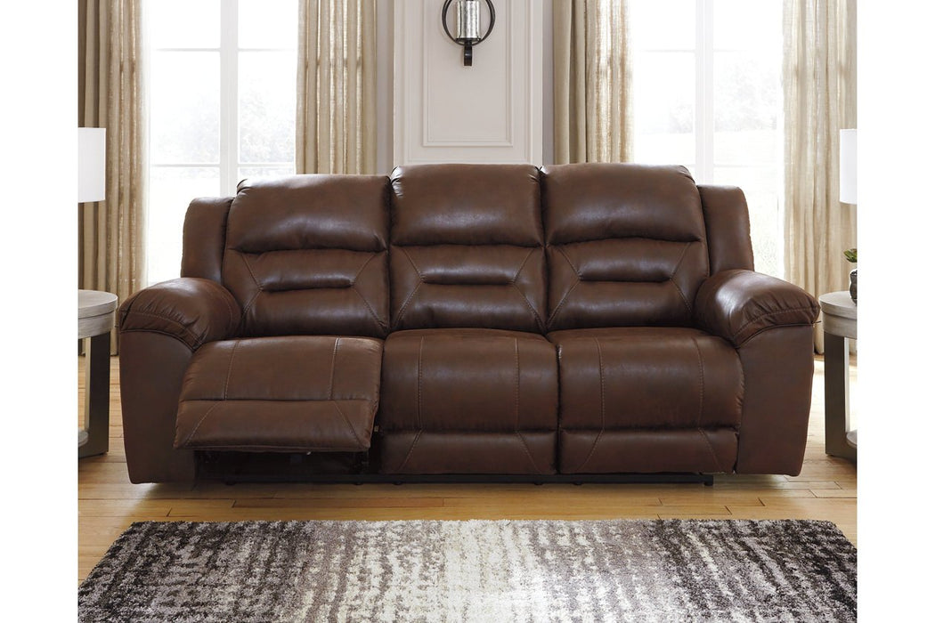 Stoneland Chocolate Power Reclining Sofa - 3990487 - Lara Furniture