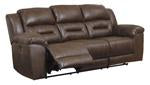 Stoneland Chocolate Power Reclining Sofa - 3990487 - Lara Furniture