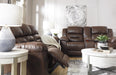 Stoneland Chocolate Reclining Living Room Set - Lara Furniture