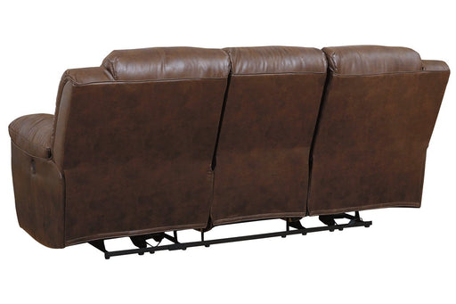 Stoneland Chocolate Reclining Sofa - 3990488 - Lara Furniture