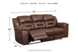 Stoneland Chocolate Reclining Sofa - 3990488 - Lara Furniture