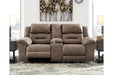 Stoneland Fossil Power Reclining Loveseat with Console - 3990596 - Lara Furniture